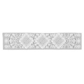 Keramik Grau Kurzer Tischläufer (Horizontal)