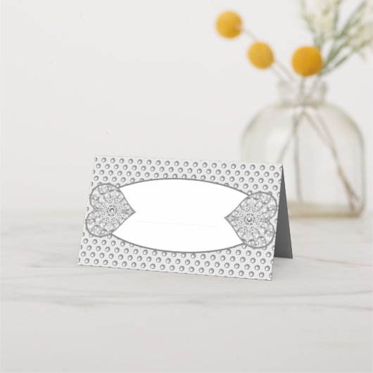 Keramik Grau Platzkarte (Vorderseite)