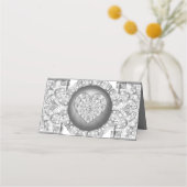 Keramik Grau Platzkarte (Rückseite)