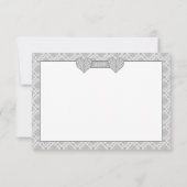 Keramik Grau RSVP Karte (Rückseite)