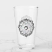 Keramik Grau & Schneeflocke Glas (Vorderseite)
