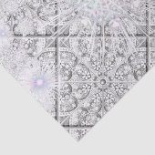 Keramik Grau & Schneeflocke Seidenpapier (Ausschnitt)