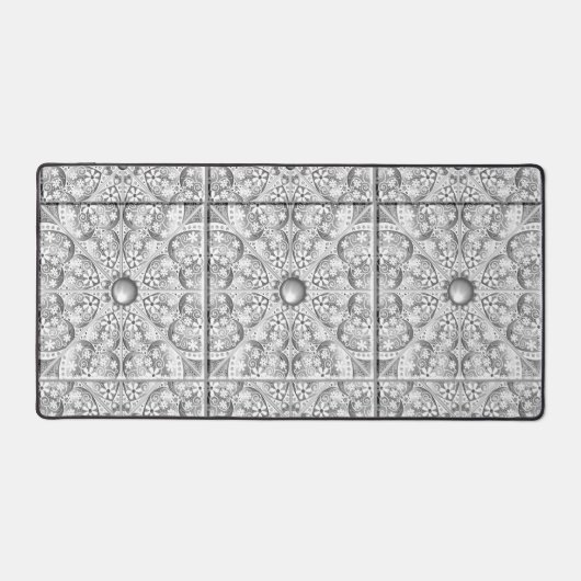 Keramik Grau Schreibtischunterlage (Vorderseite)
