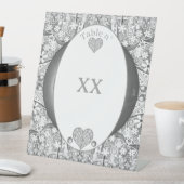 Keramik Grau Sockelschild (In Situ)