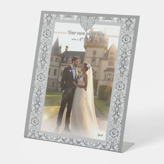 Keramik Grau Sockelschild (Vorderseite)