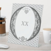 Keramik Grau Sockelschild (In Situ)