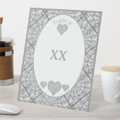 Keramik Grau Sockelschild (In Situ)