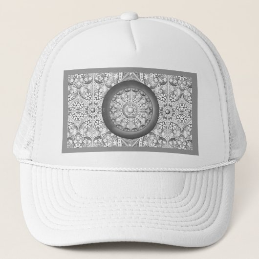 Keramik Grau Truckerkappe (Vorderseite)