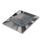 Keramik Grauer Streifen Fliese (Seite)