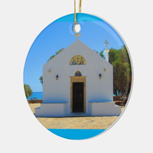 Keramik-griechische orthodoxe Kirchen-Verzierung Keramik Ornament (Links)