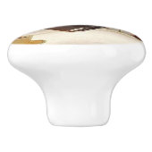 Keramik-Griff *** Hahn-EIN-Gekritzel Kaffee Keramikknauf (Seitenansicht)