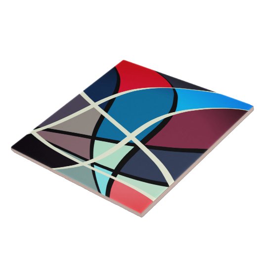 Keramik, groß (6" × 6") Muster 01 Fliese (Seite)