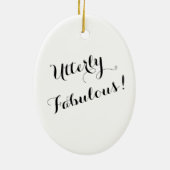 Keramik "Hair Diva" Ornament (Hinten)