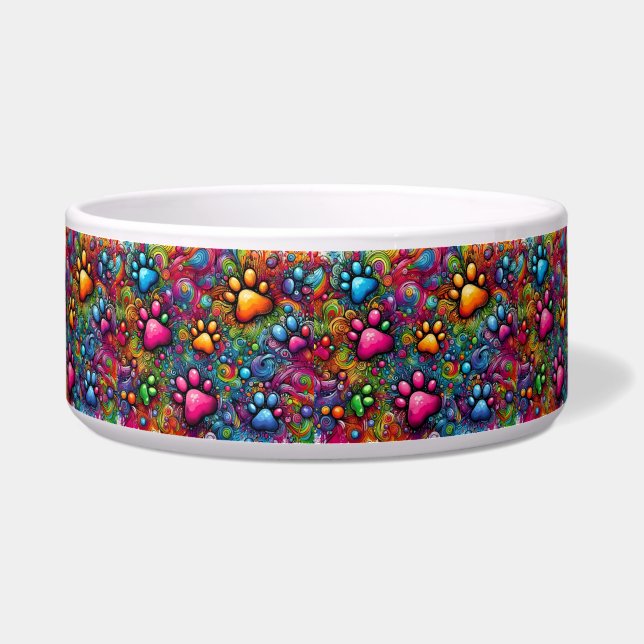 Keramik-Haustier-Schale Napf (Vorderseite)