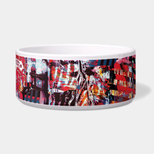 Keramik-Haustiernahrungsschale – Fragmentierter Pu Napf