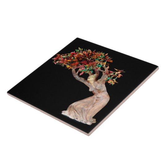 Keramik Herbst Fliese (Seite)