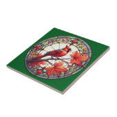 Keramik Herbstvogel Fliese (Seite)