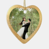 Keramik Herz Imitate Rose Gold+Gold Ornament (Rechts)