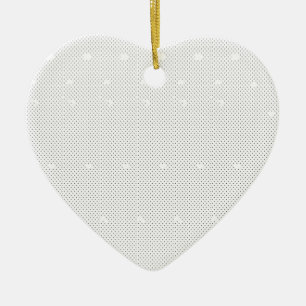 Keramik-Herz-Ornament Elegantes Weihnachtssouven Keramik Ornament