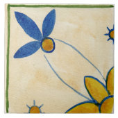 Keramik im großen Viertel mit sizilianischem Stil Fliese (Vorderseite)