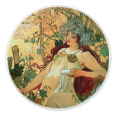 Keramik im Jugendstil Keramikknauf (Vorderseite)