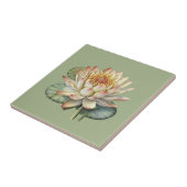 Keramik im Naturstil Wasserlilie Fliese (Seite)