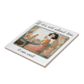 Keramik im Retrostil Fliese (Seite)