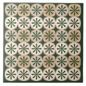 Keramik in grünen Scheiben Fliese (Vorderseite)