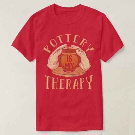 Keramik ist meine Therapie-Keramik T-Shirt (Design vorne)