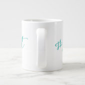 Keramik Jumbo Tasse ~ #BePresent (Rückseite)
