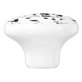 Keramik Kabinett Knob Cow Keramikknauf (Seitenansicht)