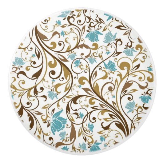 Keramik Kabinettbügel Keramikknauf (Vorderseite)