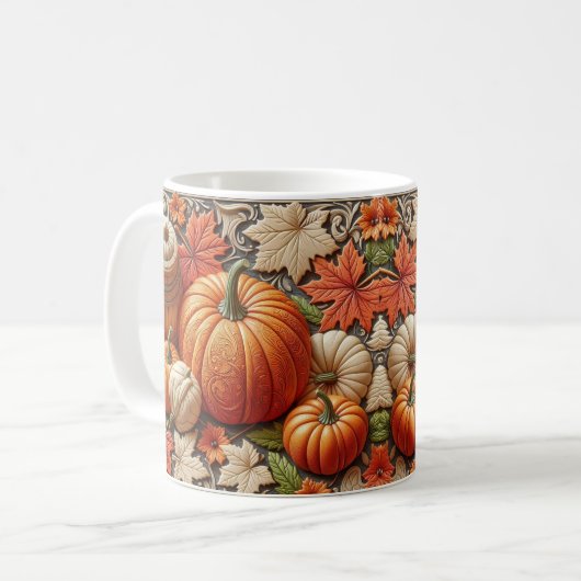 Keramik Kaffee für die Herbstsaison Tasse (Vorderseite Links)