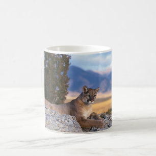 Keramik-Kaffee Tasse-Berglöwe Kaffeetasse