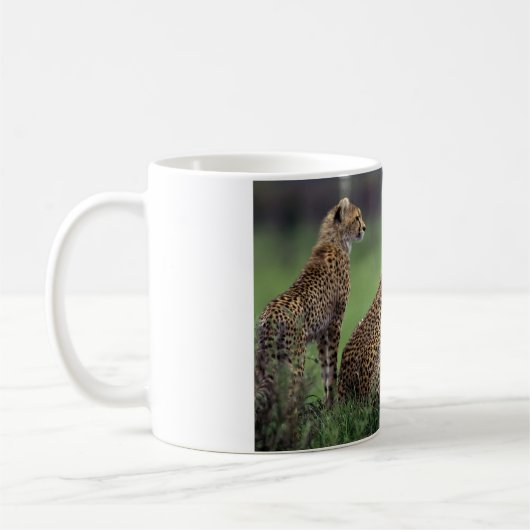 Keramik Kaffee Tasse-Cheetahs Kaffeetasse (Links)