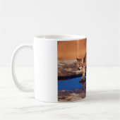 Keramik Kaffee Tasse Cougar Cubs (Links)
