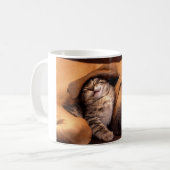 Keramik Kaffee Tasse-Hund & Kitten Kaffeetasse (Vorderseite Links)