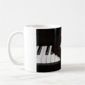 Keramik Kaffee Tasse Piano Kitten (Links)