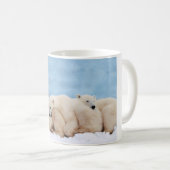 Keramik Kaffee Tasse-Polar-Bären Kaffeetasse (VorderseiteRechts)