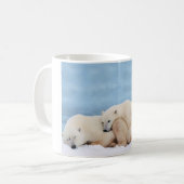 Keramik Kaffee Tasse-Polar-Bären Kaffeetasse (Vorderseite Links)