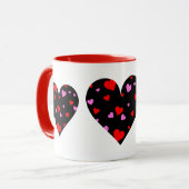 Keramik Kaffee Tasse-Valentine Herz Tasse (Vorderseite Links)