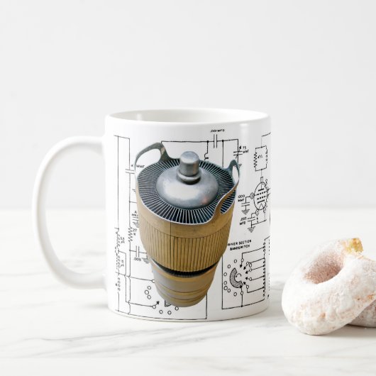 Keramik Kaffeetasse (Mit Donut)