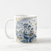 Keramik-Kaffeetasse 'Bester Vater der Welt' Kaffeetasse (Links)
