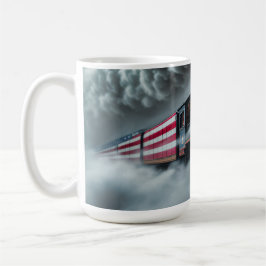 Keramik-Kaffeetasse Freedom-Dampflokomotive Kaffeetasse