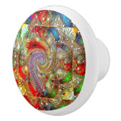 Keramik "Kaleidoskop-Fury" Keramikknauf (Rechts)