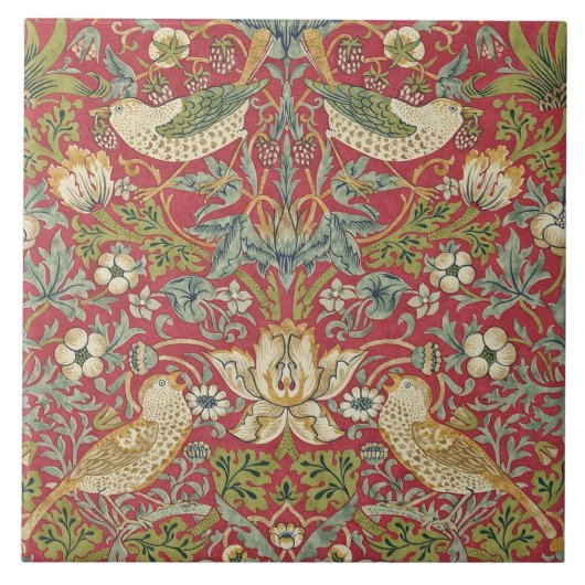 Keramik Kamin William Morris entwirft 015 Fliese (Vorderseite)