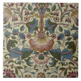 Keramik Kamin William Morris entwirft 026 Fliese