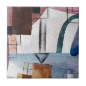 KERAMIK : KANDINSKY : WEISSER OSTEN : 1924 FLIESE (Vorderseite)