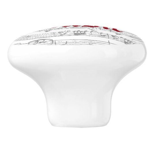 Keramik Keramikknauf (Seitenansicht)