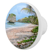 KERAMIK KNOB/BARBADOS STRANDSEKENE/GROSSER ROCK KERAMIKKNAUF (Rechts)